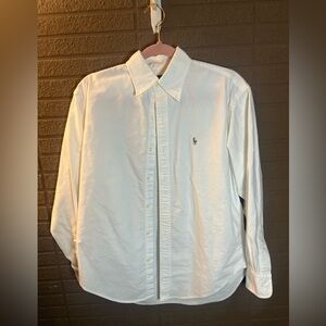 Ralph Lauren White Button Down Shirt